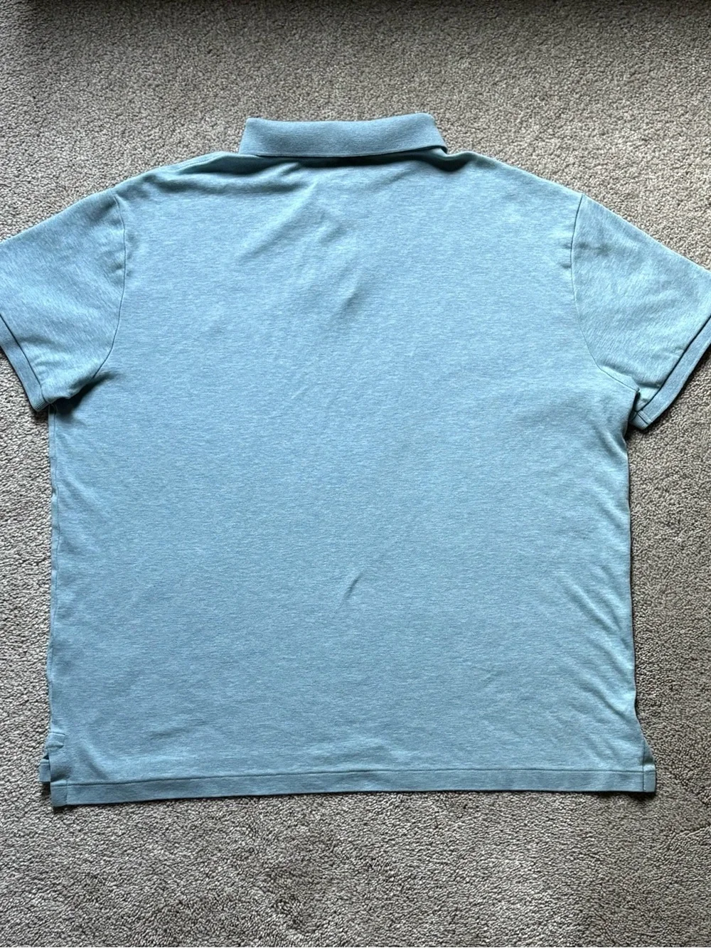 Ralph Lauren Men’s Heather Sky Blue Polo Shirt